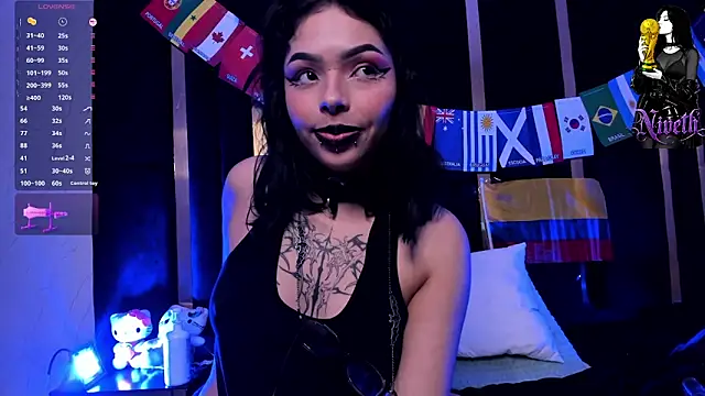 nyveth (F young) - Control My Gothic Pussy x4min