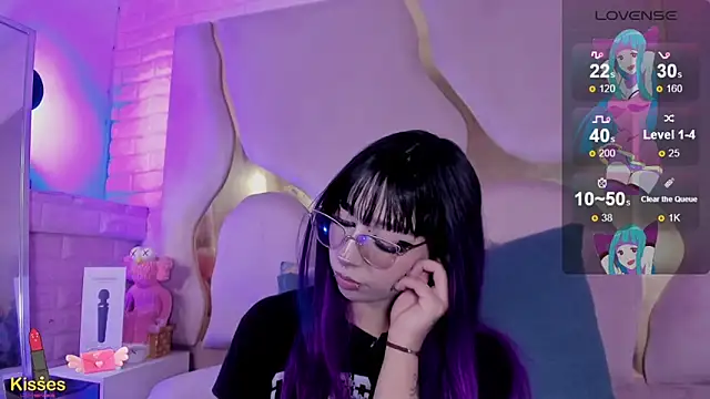 naniisisy (F teen) - control domi x 5 min + lush +blow job