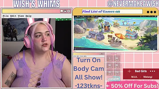 nevermakeawish webcam
