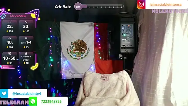 LaInsaciableIntensa webcam