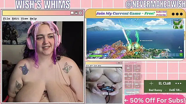 nevermakeawish live cam
