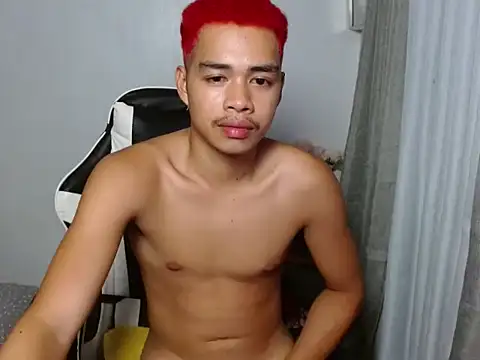 curlyasian_njxx (M twink) - public cum show