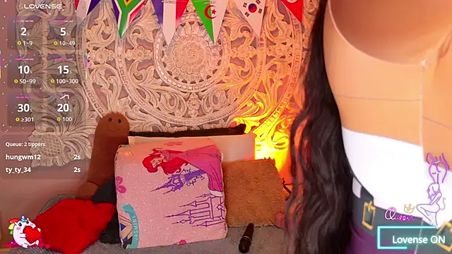 malaikabrown (F young) - Ride dildo + bouced boobs