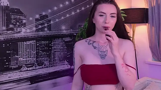 santalucci (F teen) - play with lips and tongue
