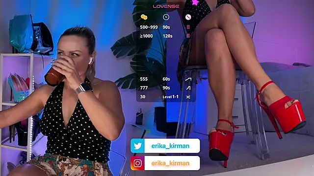 Erika_Kirman live cam on StripChat