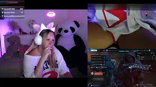 Angie-night webcam
