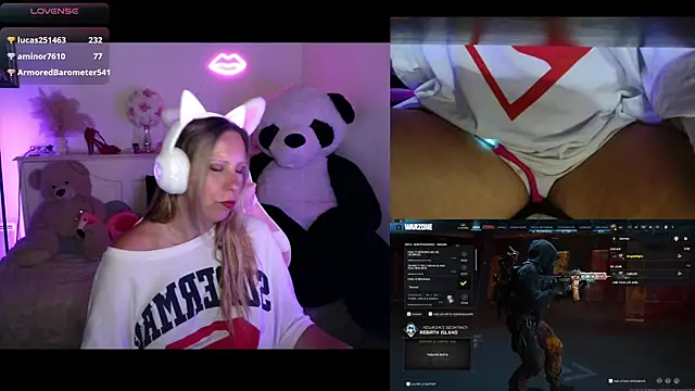 Angie-night webcam