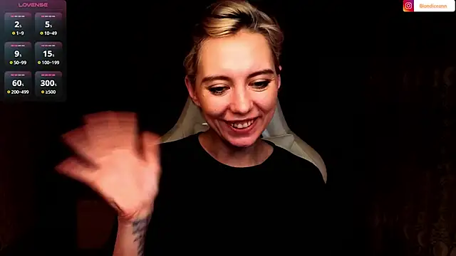 Blondice webcam