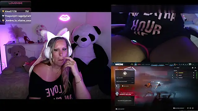 Angie-night webcam