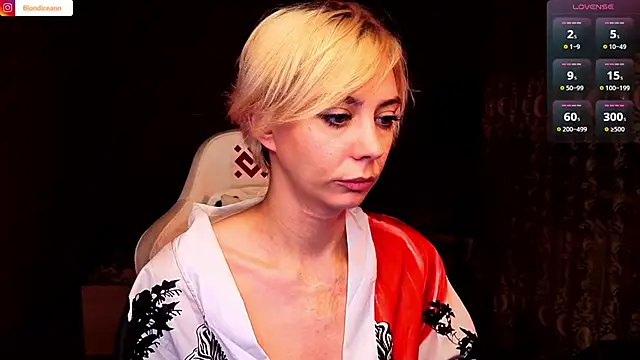 Blondice webcam