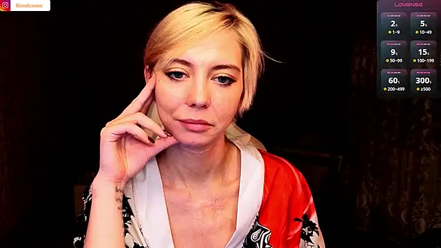 Blondice webcam