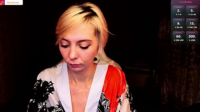 Blondice webcam