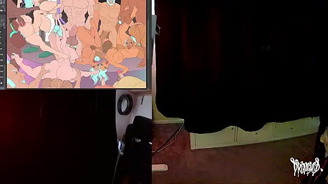 DrenchedArt webcam