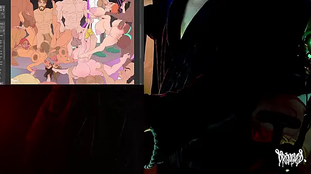 DrenchedArt webcam