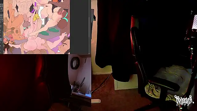 DrenchedArt webcam