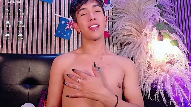 angeldust19 (M twink) - cum show