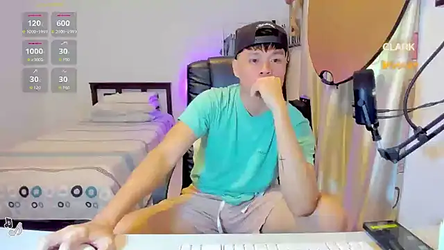 clarkdangerous (Ask my age) - 2nd cum #asian #gay #lovense #daddy