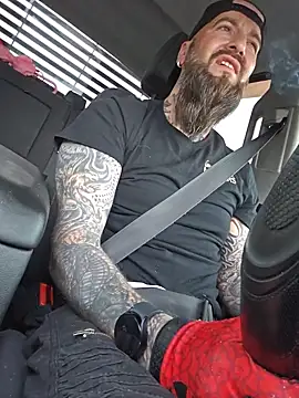beardedtattood (Ask my age) - My buddy doesn't know I have my toy in