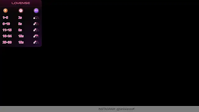 tahlialane webcam
