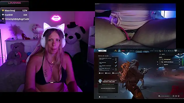 Angie-night webcam