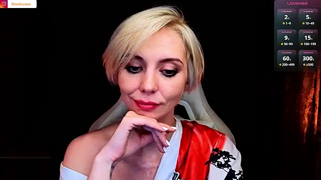 Blondice webcam