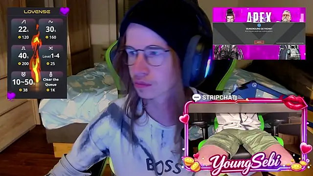 YoungSebi webcam