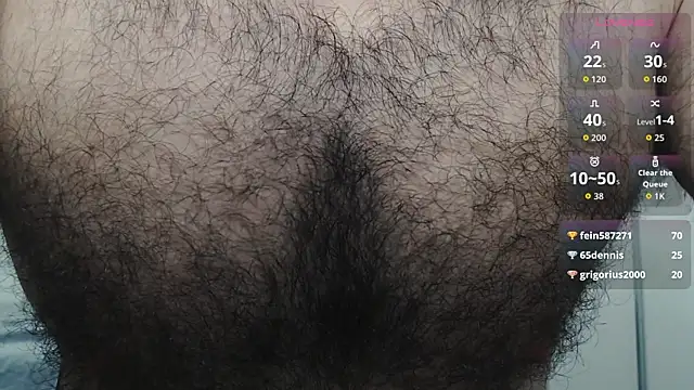 cutehairymacho Live Web Cam Show