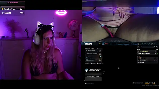 Angie-night webcam