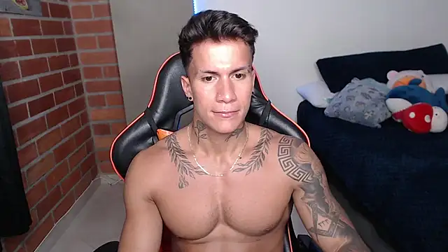pettergrey1 (M young) - rain of semen on abs with oil
