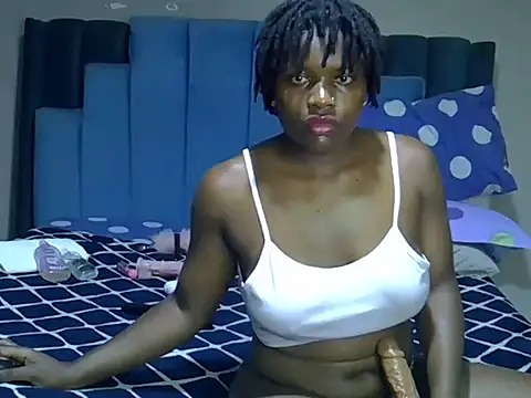 melanin_moon (F teen) - Sloppy deep throat