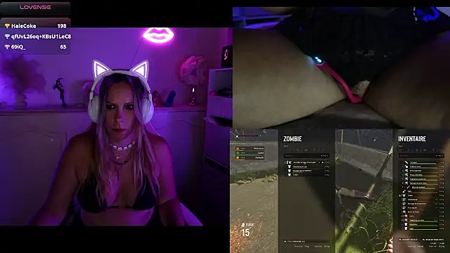 Angie-night webcam
