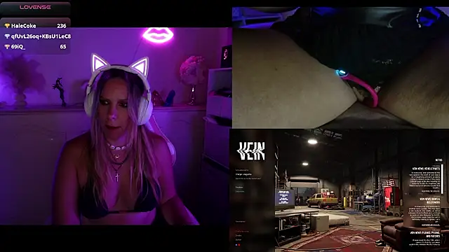 Angie-night webcam