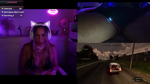 Angie-night webcam