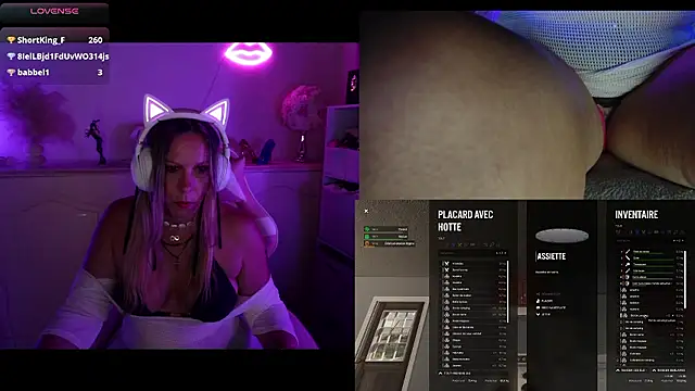 Angie-night webcam