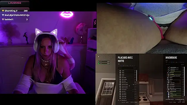 Angie-night webcam