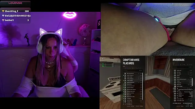 Angie-night webcam