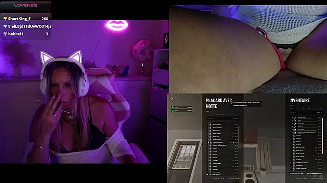 Angie-night webcam