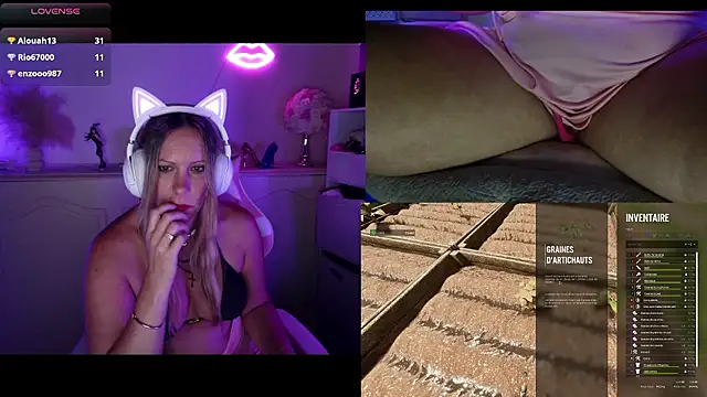 Angie-night webcam