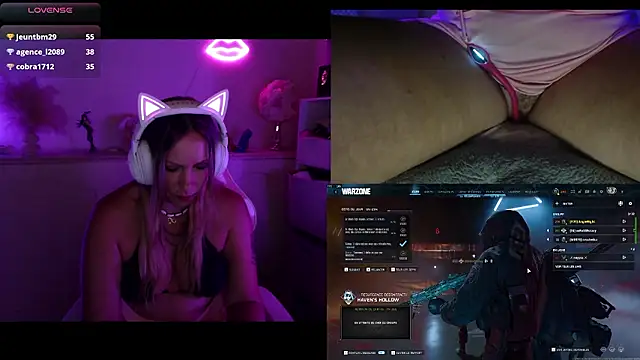 Angie-night webcam