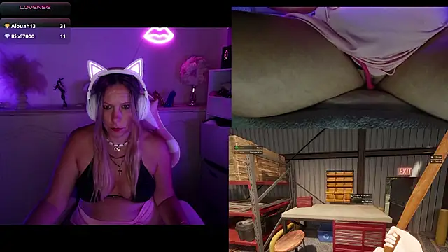 Angie-night webcam