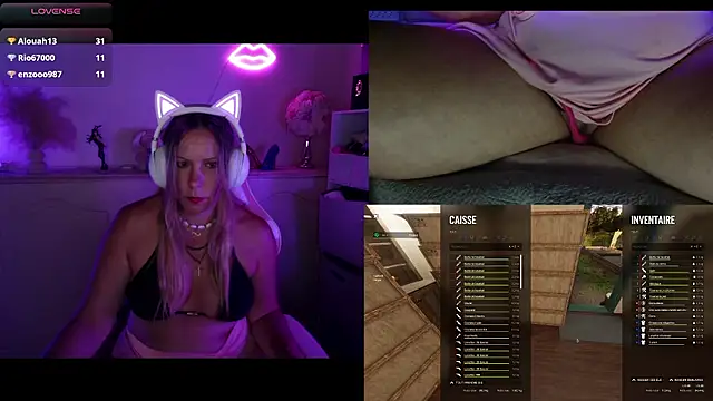 Angie-night webcam