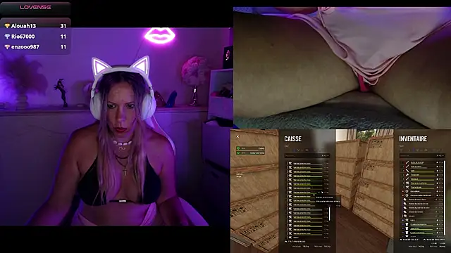 Angie-night webcam