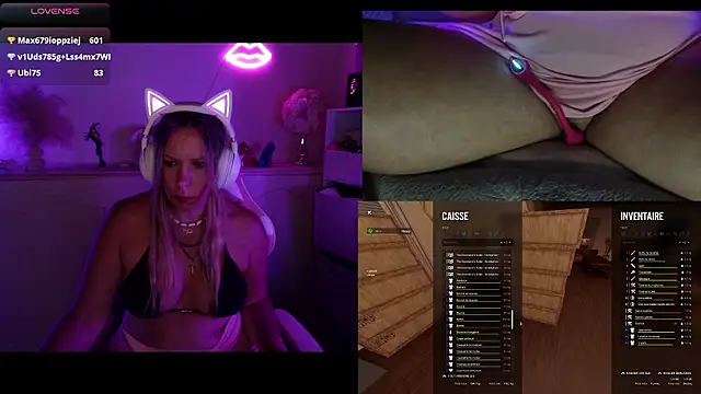 Angie-night webcam
