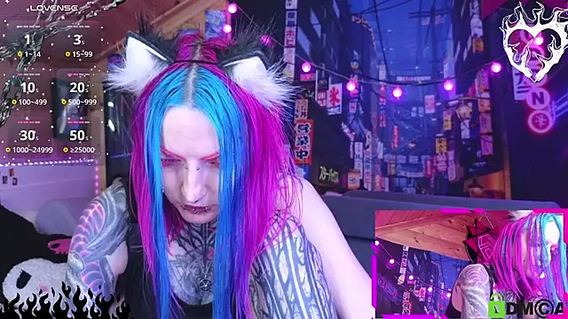 NekoCyber live cam on StripChat