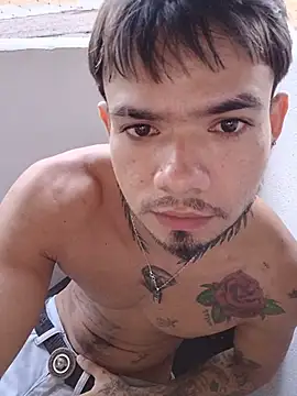 niick01_ (M young) - Playing with nipples + licking biceps