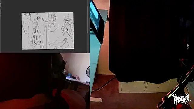 DrenchedArt webcam