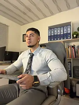 dimitri_colleman (M young) - cum in the office