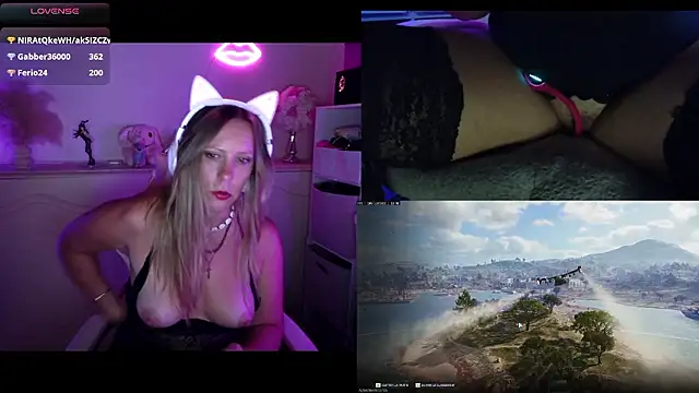 Angie-night webcam