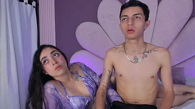 nickandabby_ (G young) - Play with his hard cock🫢💦