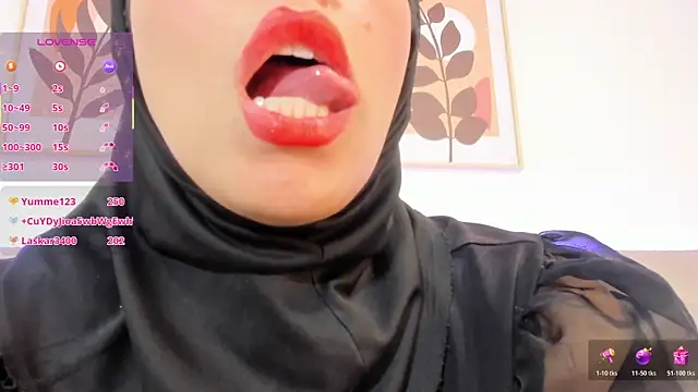 hanajameela live webcam show